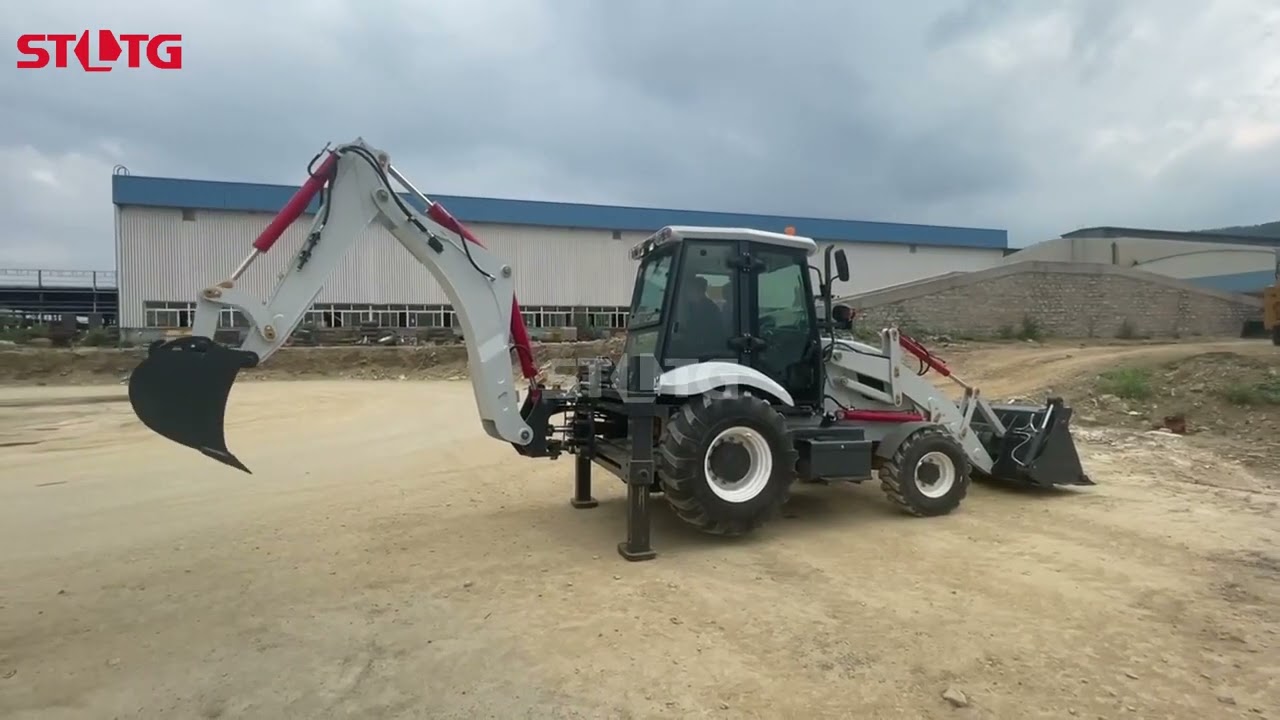 Chargeuse-pelleteuse STLTG-388 en test de fonctionnement