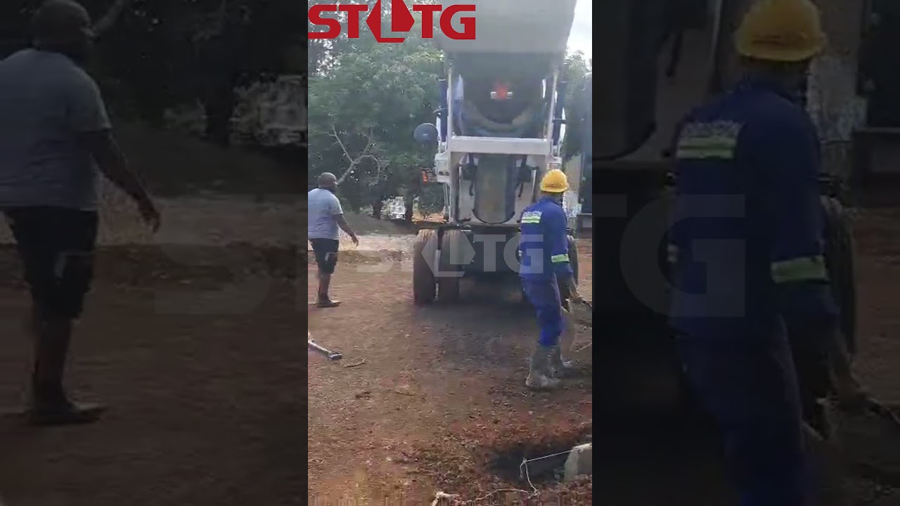 Hormigonera autocargante STLTG-3.5 en Zimbabue #STLTG #sinotechluton