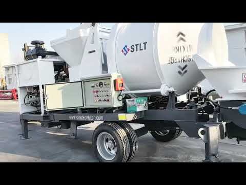 Бетоносмесительный насос STLTG - простой и безопасный в эксплуатации!