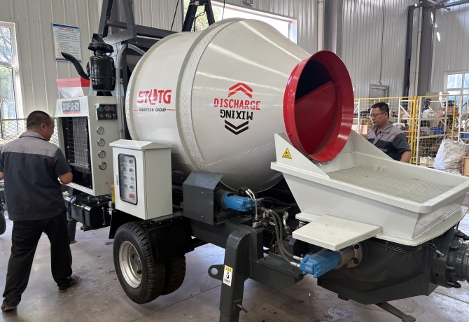 concrete mixer pump models5